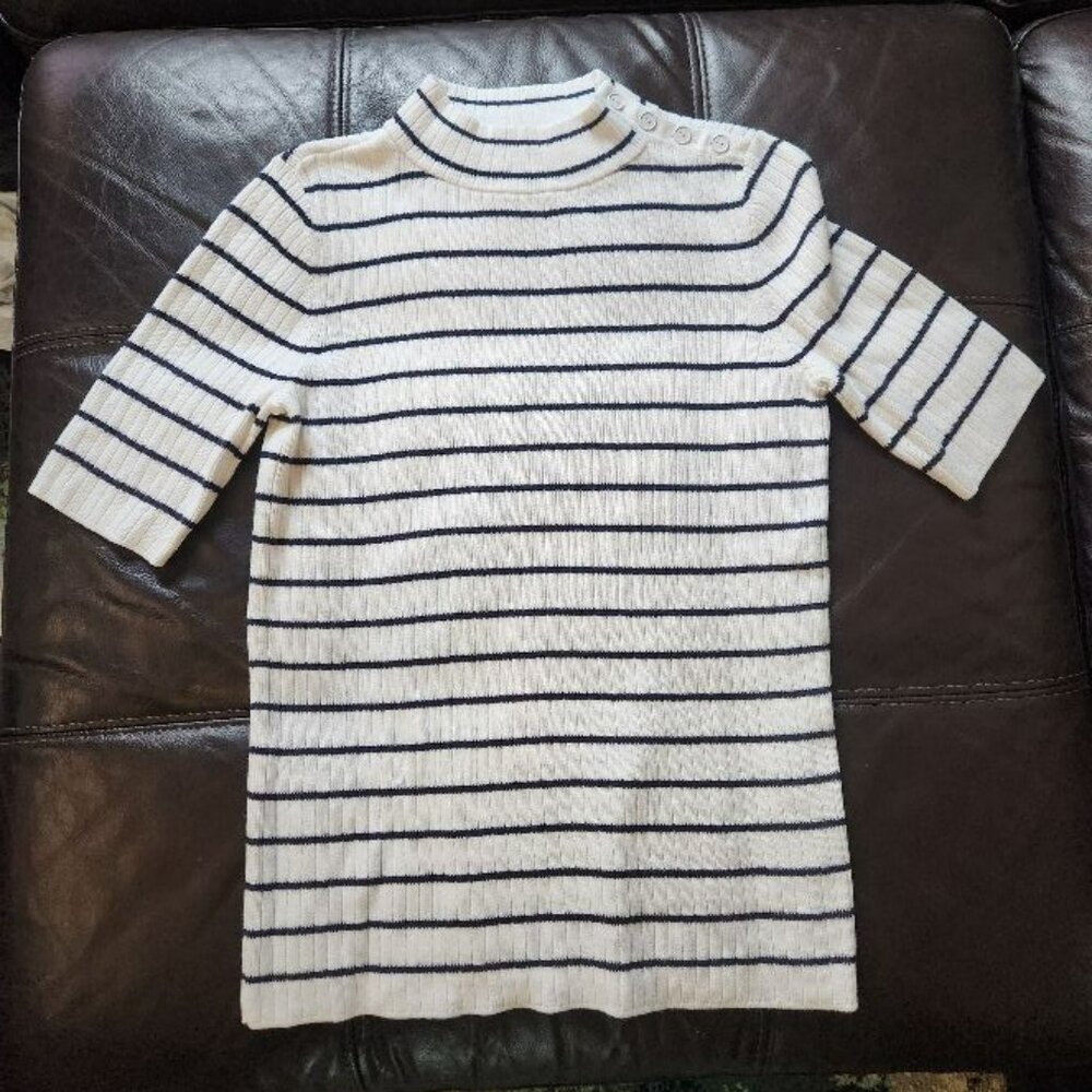 Never worn Talbots striped sweater shirt